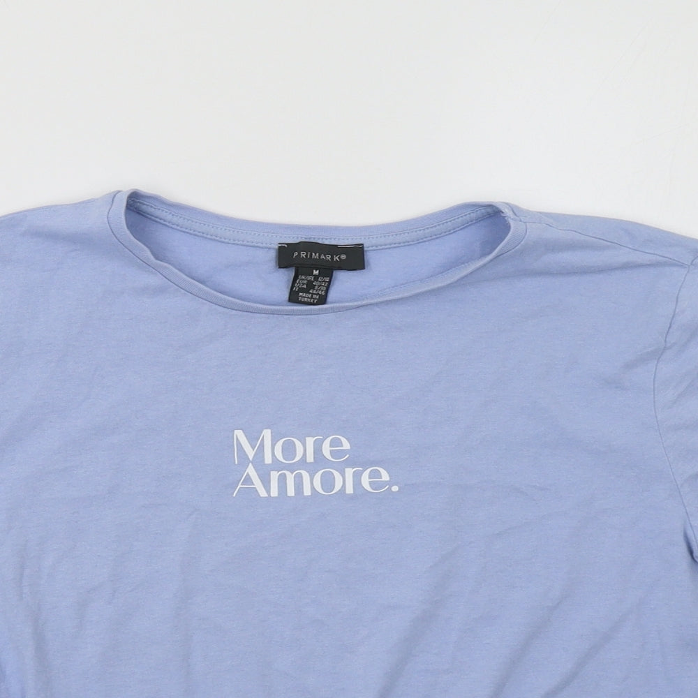 Prtimark Womens Blue   Basic T-Shirt Size M