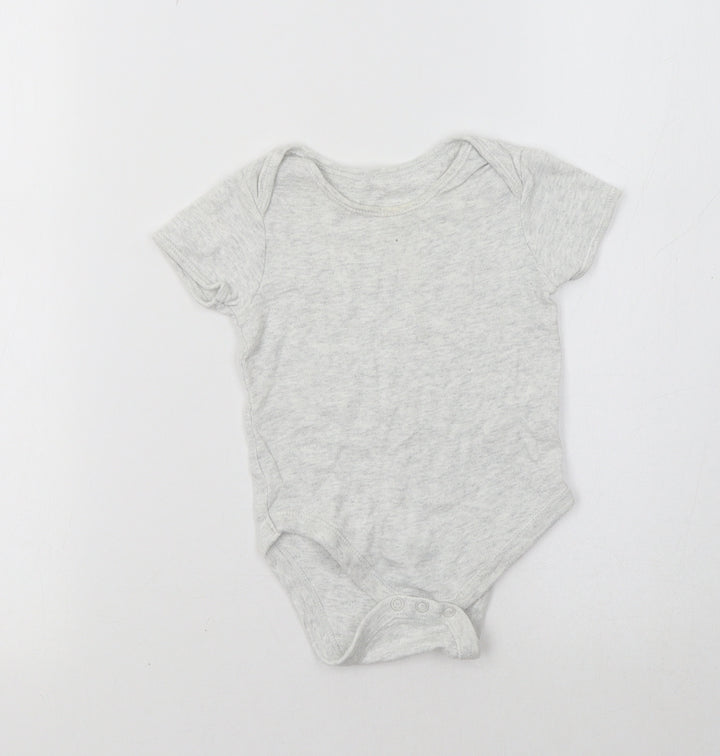 George Baby Grey Romper One-Piece Size 9-12 Months