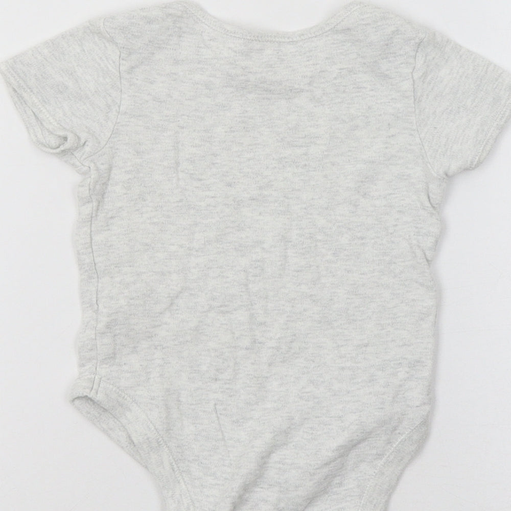 George Baby Grey   Romper One-Piece Size 9-12 Months