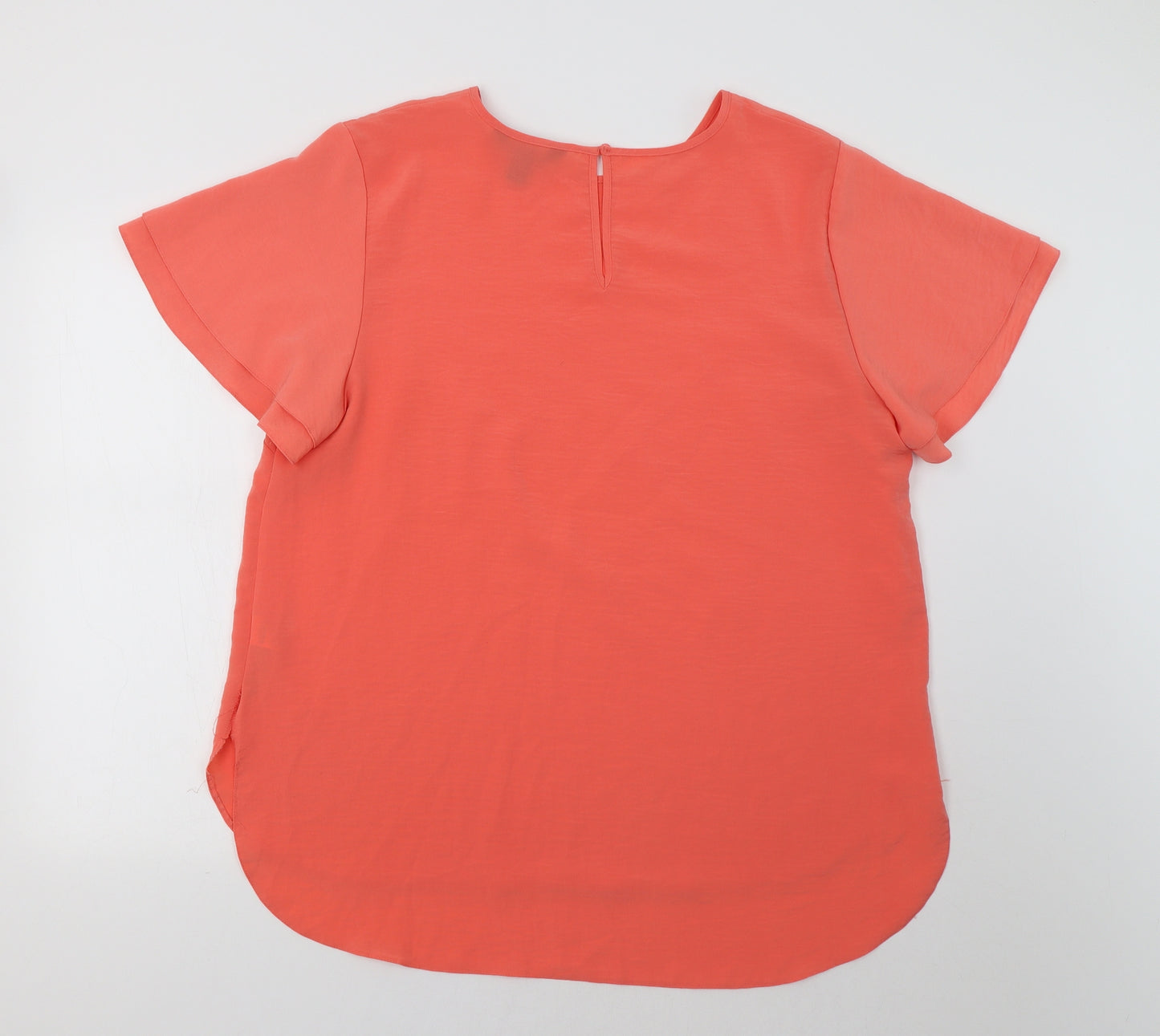 New Look Womens Orange   Basic Blouse Size 18