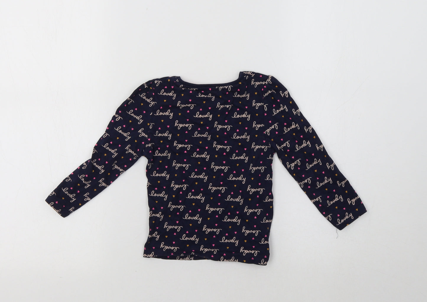 Primark Baby Blue Geometric  Basic T-Shirt Size 18-24 Months  - Lovely