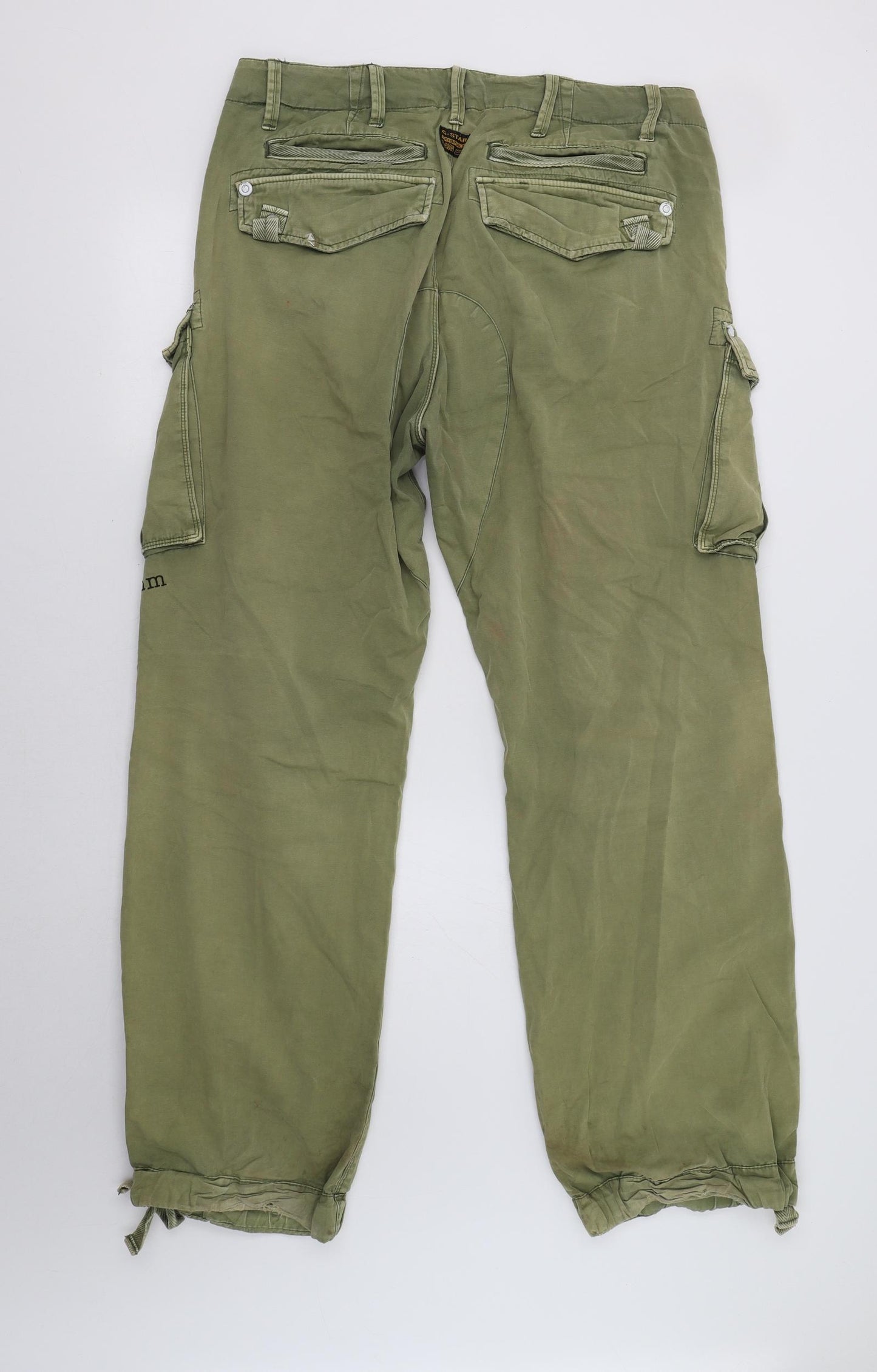 G-Star Mens Green   Cargo Trousers Size 34 L32 in