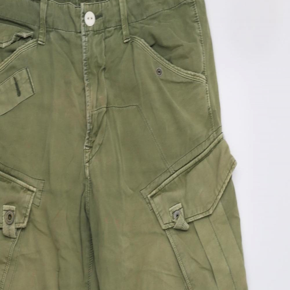 G-Star Mens Green   Cargo Trousers Size 34 L32 in