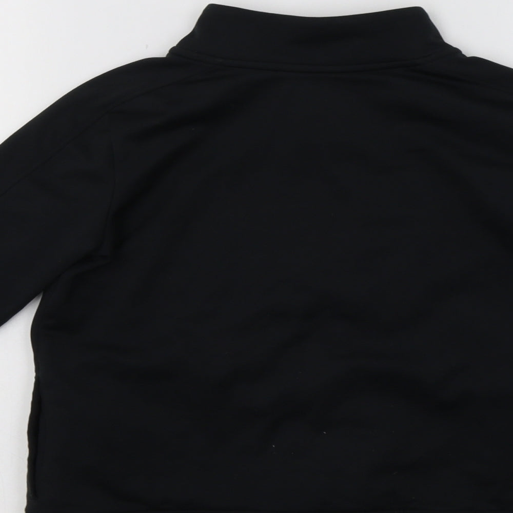 Under armour Girls Black   Full Zip Sweatshirt Size 8-9 Years