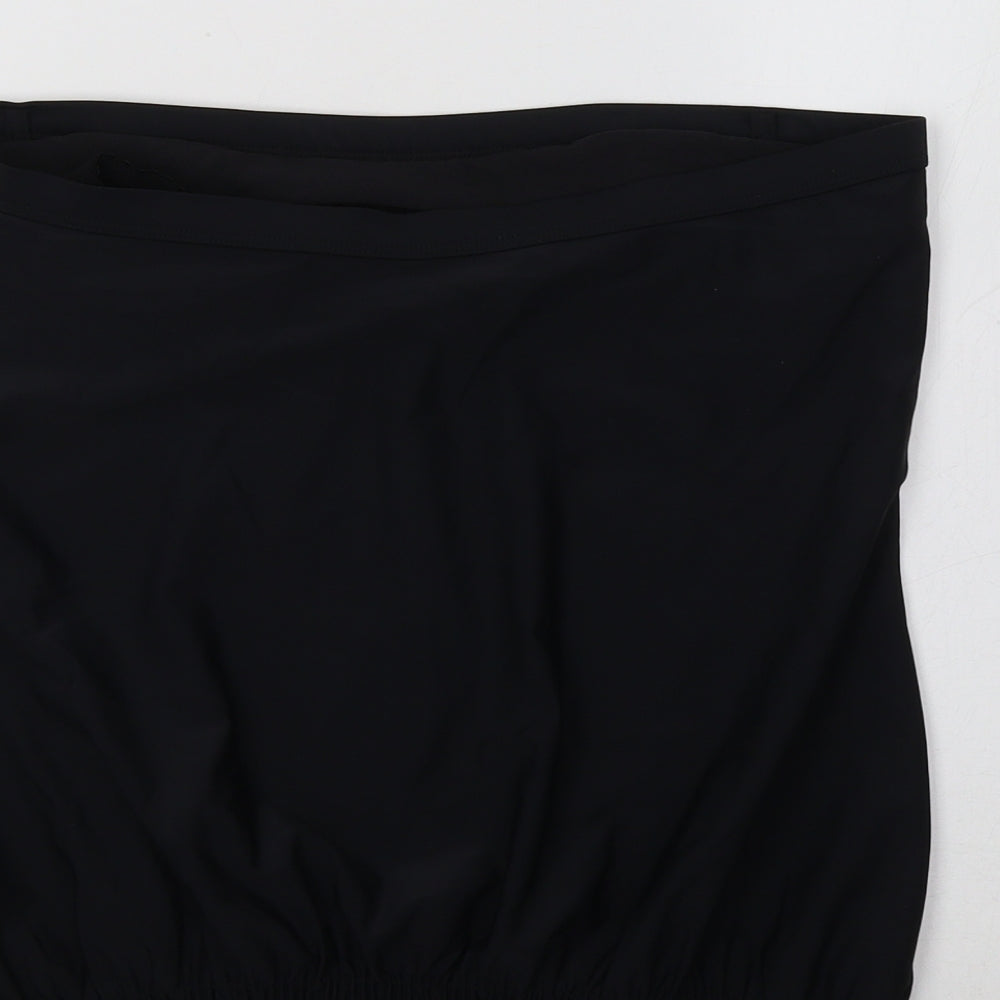 Very Womens Black   Cropped Blouse Size 14