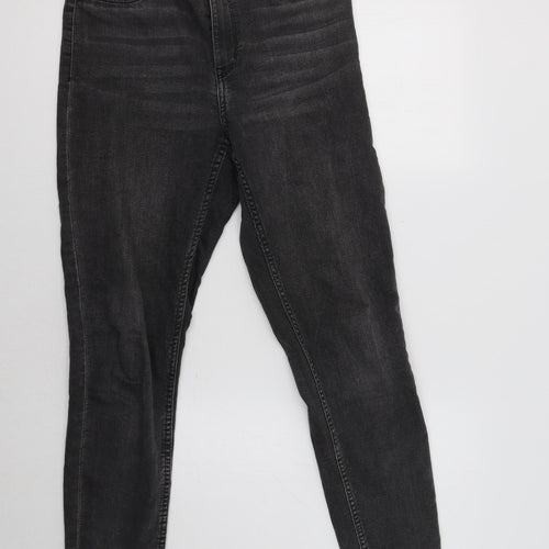 H&M Womens Grey   Skinny Jeans Size 10 L30 in