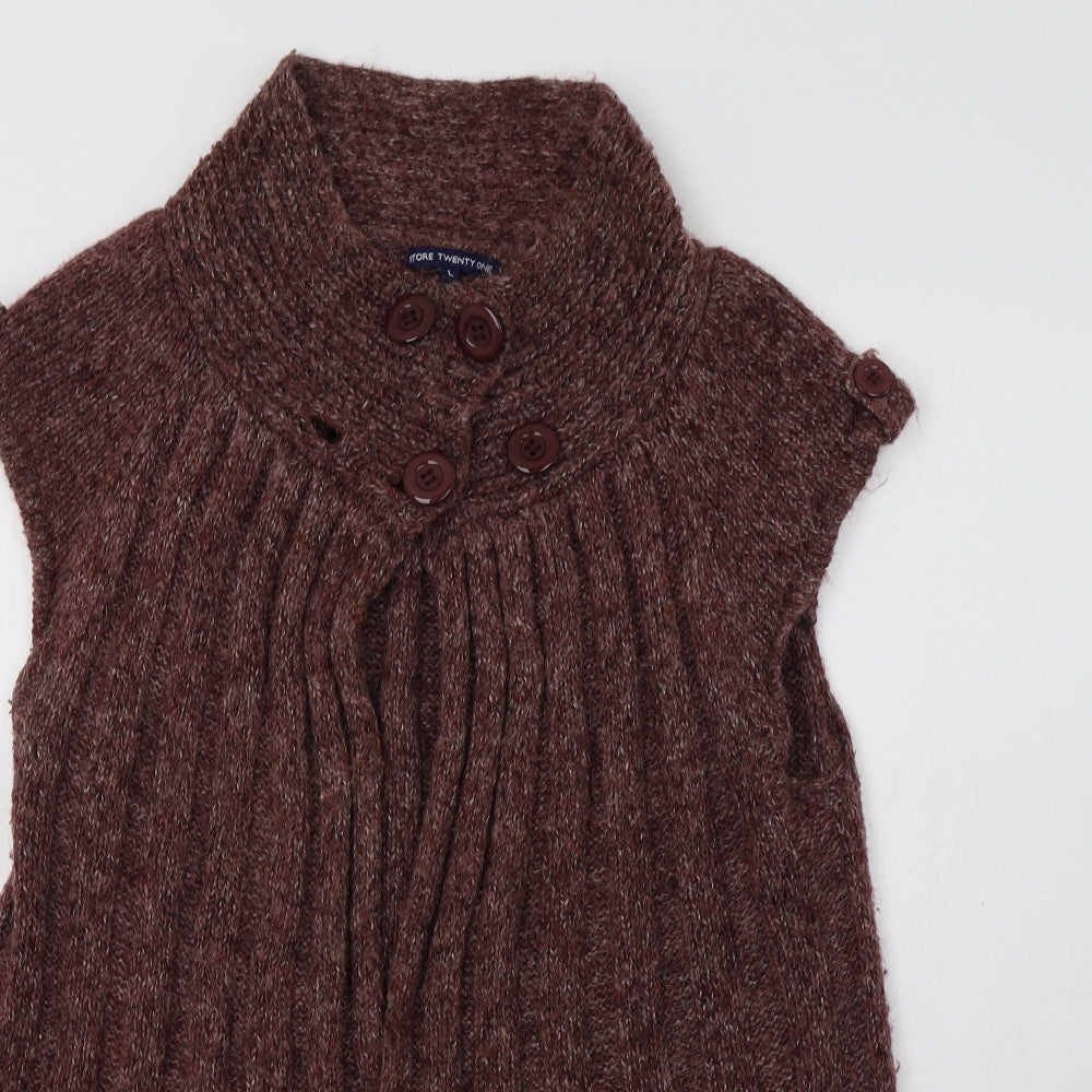 Store Twenty One Womens Purple   Cardigan Jumper Size L