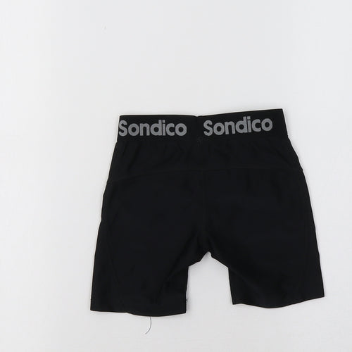 Sondico Boys Black   Compression Shorts Size 9-10 Years