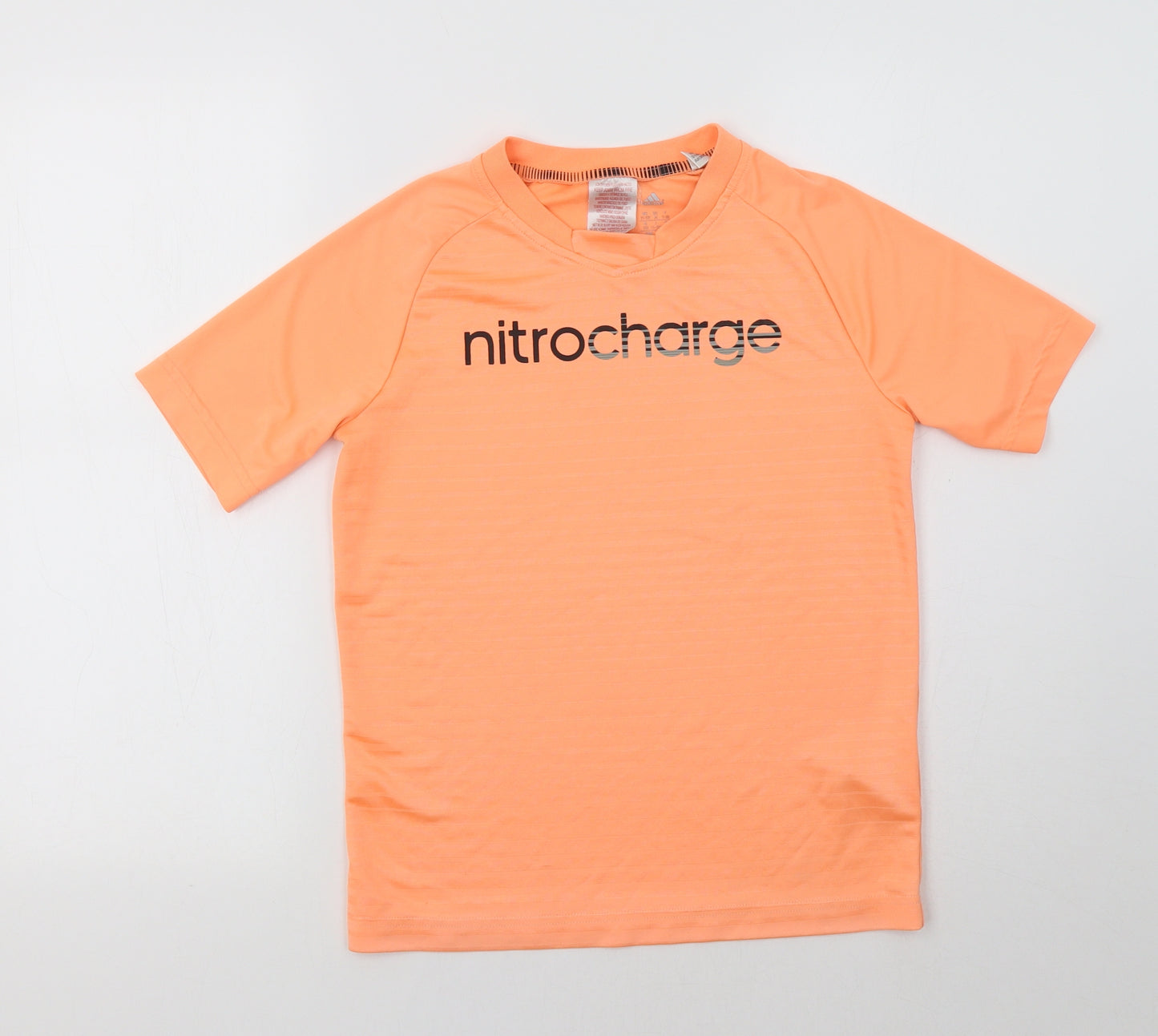 adidas Girls Orange   Jersey T-Shirt Size 10-11 Years