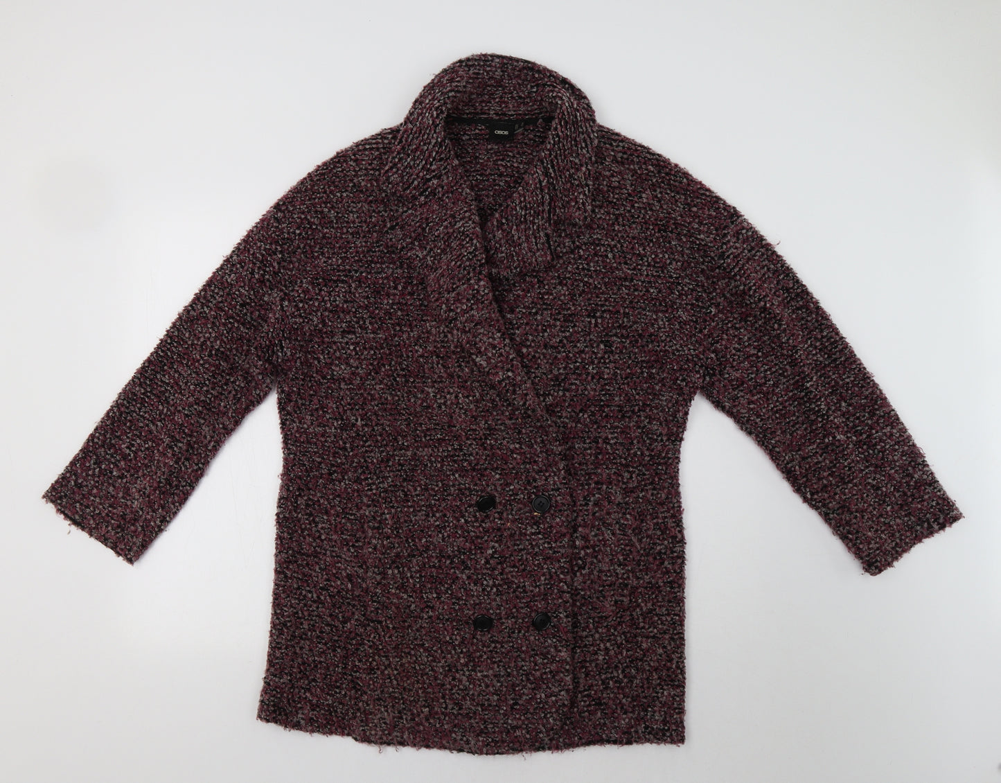 ASOS Womens Purple   Overcoat Coatigan Size 16