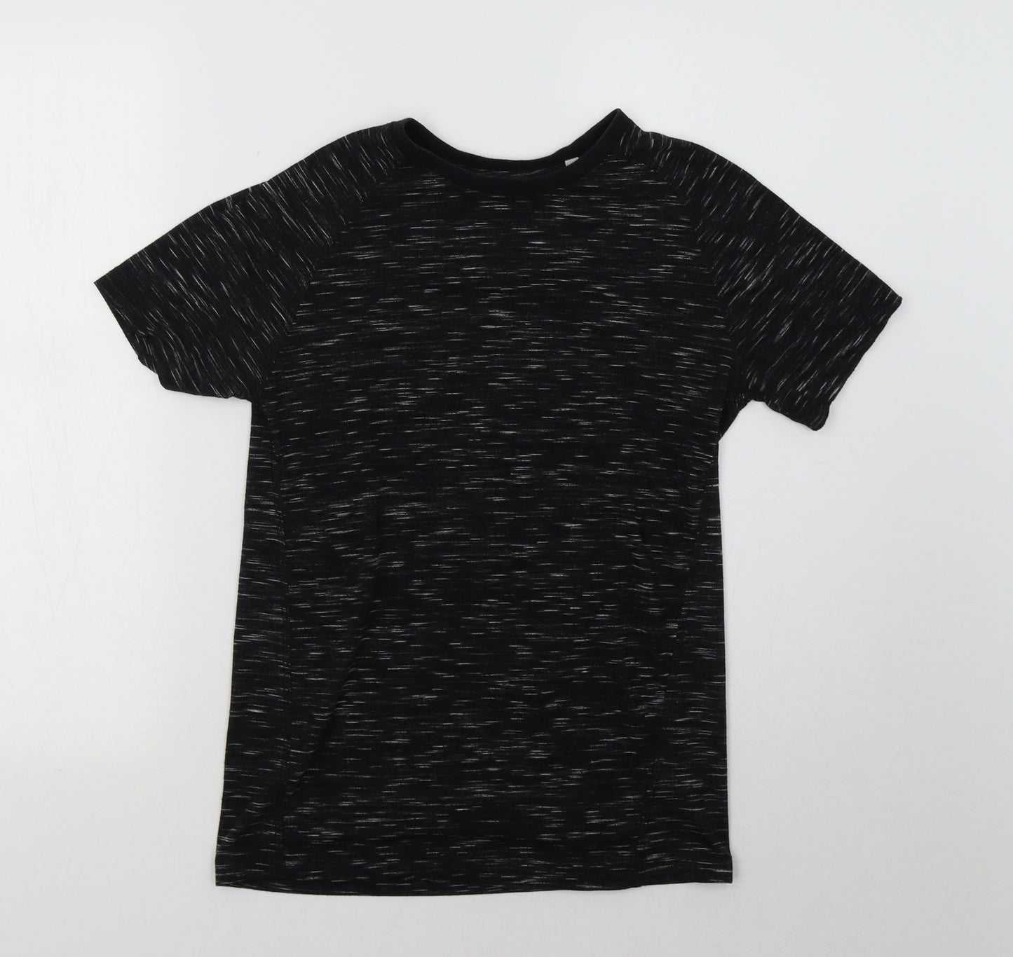 Bluezoo Boys Black   Basic T-Shirt Size 12 Years