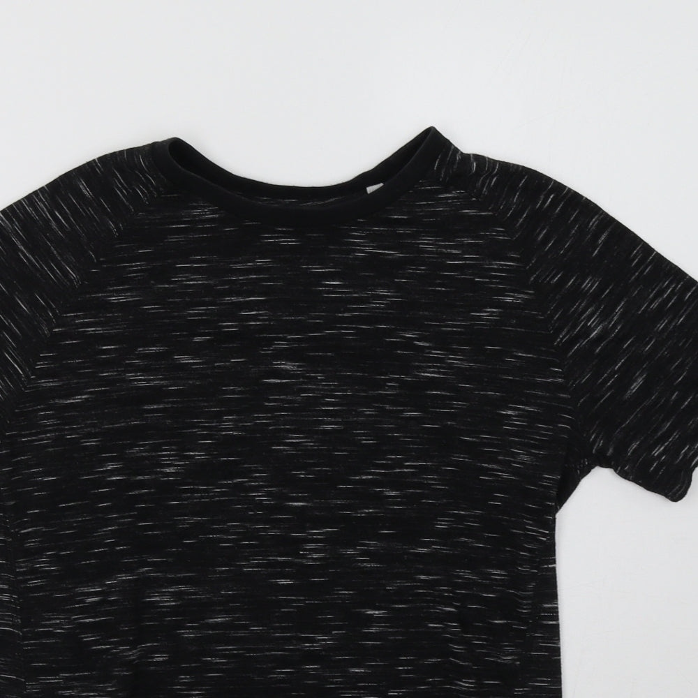 Bluezoo Boys Black   Basic T-Shirt Size 12 Years