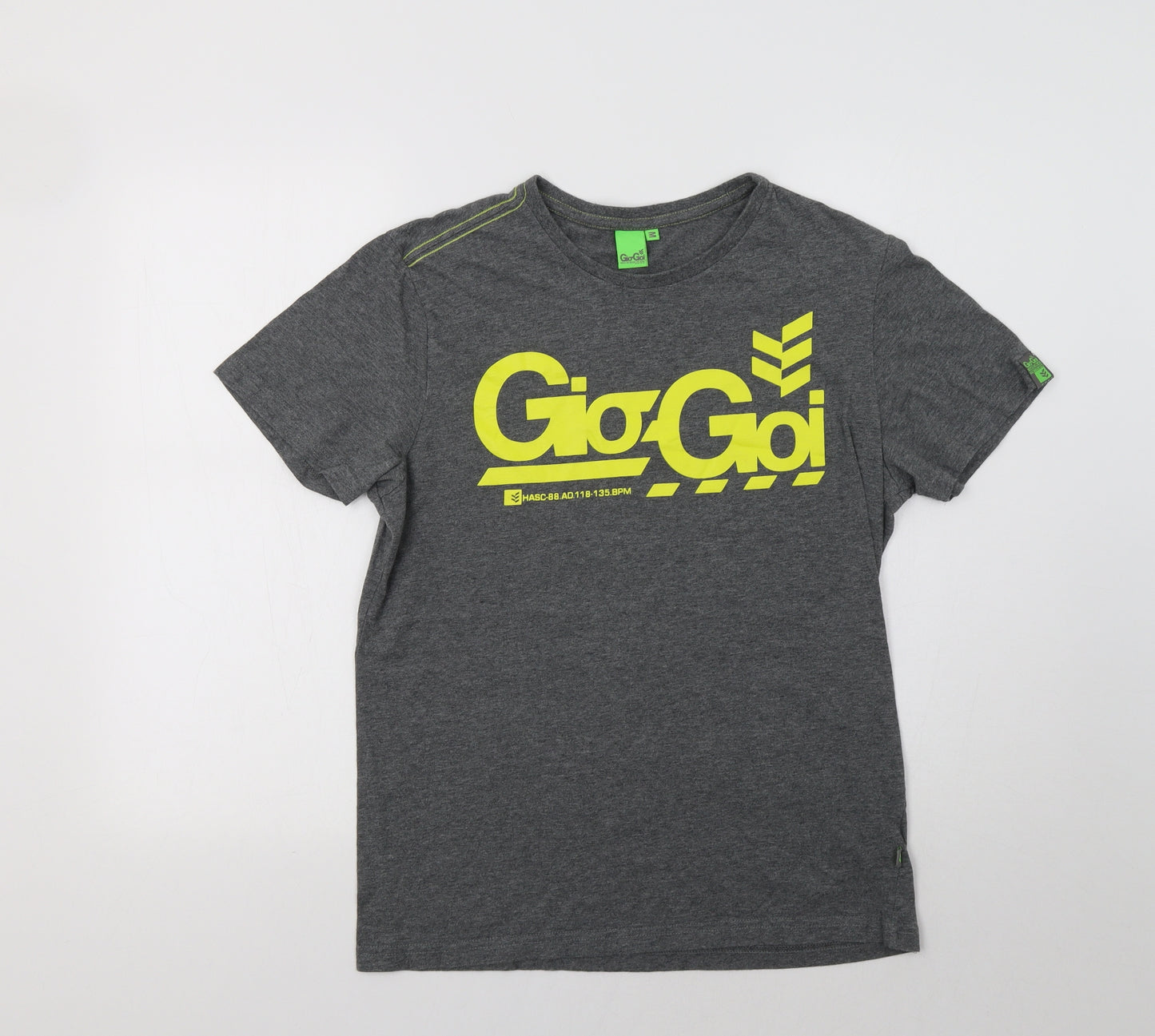Gio-Goi Womens Grey   Basic T-Shirt Size M