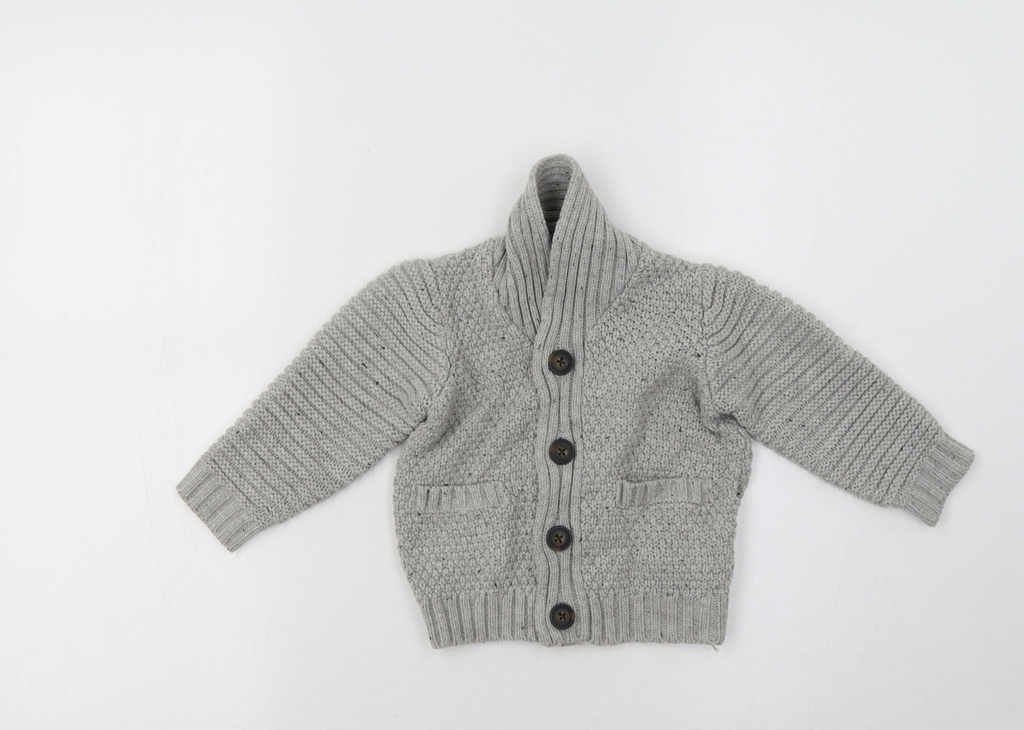 Primark Baby Grey   Cardigan Jumper Size 9-12 Months