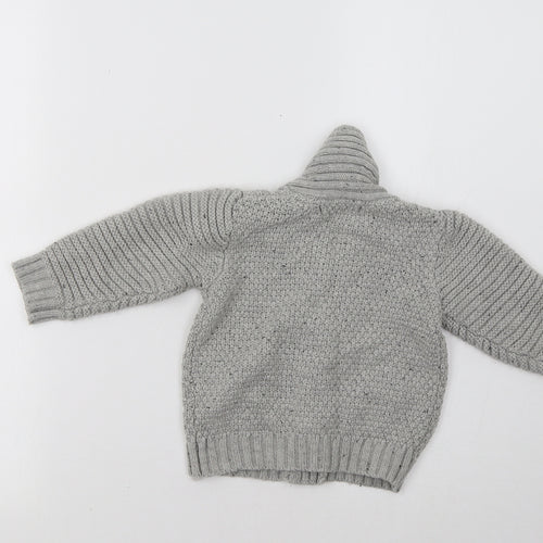 Primark Baby Grey   Cardigan Jumper Size 9-12 Months