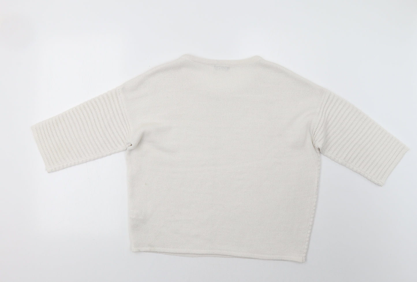 F&F Womens White   Pullover Jumper Size 12