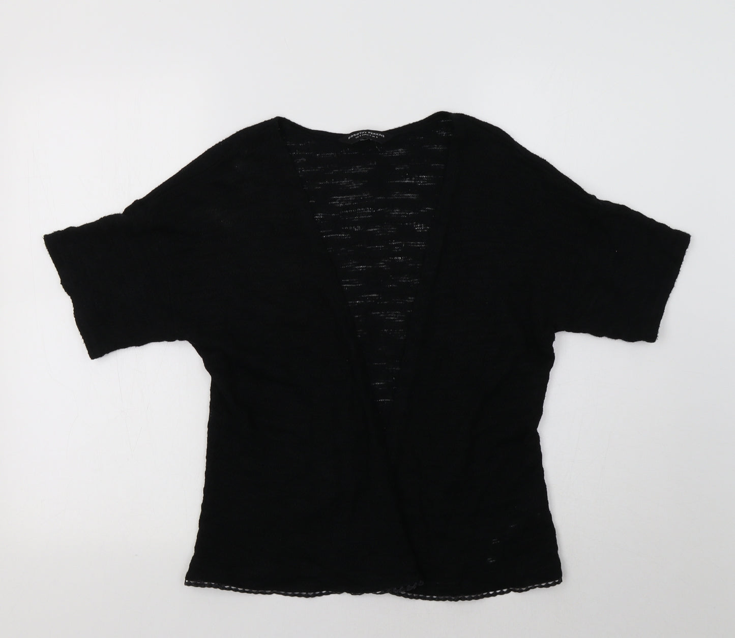 Dorothy Perkins Womens Black   Cardigan Jumper Size S