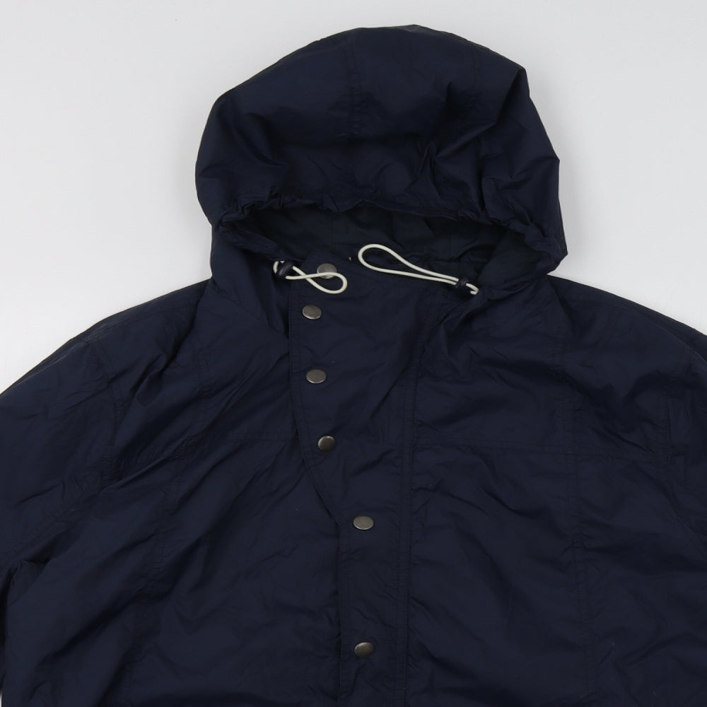 New Look Womens Blue   Rain Coat Coat Size L