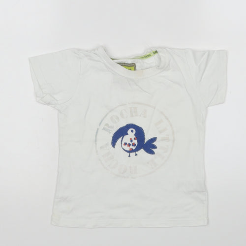 Debenhams Boys White   Basic T-Shirt Size 2-3 Years