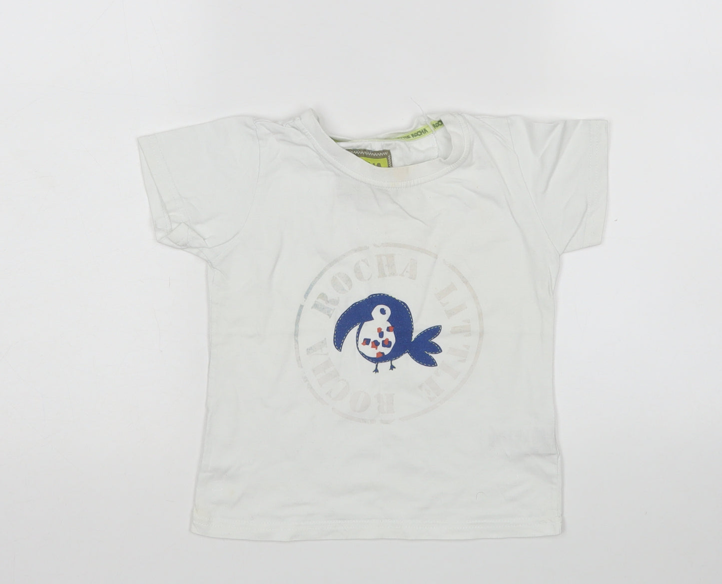 Debenhams Boys White   Basic T-Shirt Size 2-3 Years