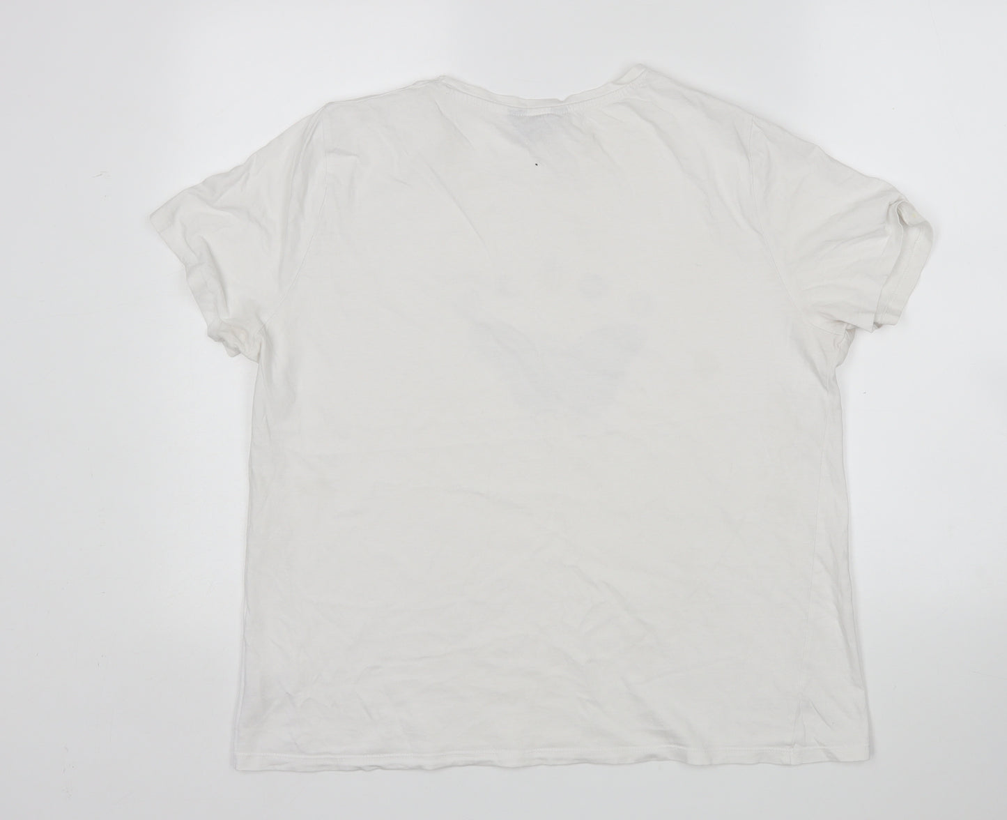 New Look Womens White   Basic T-Shirt Size 18