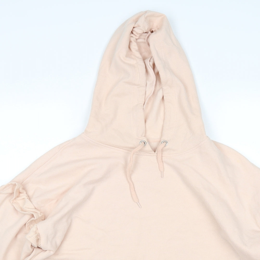 Papaya Womens Pink   Pullover Hoodie Size L