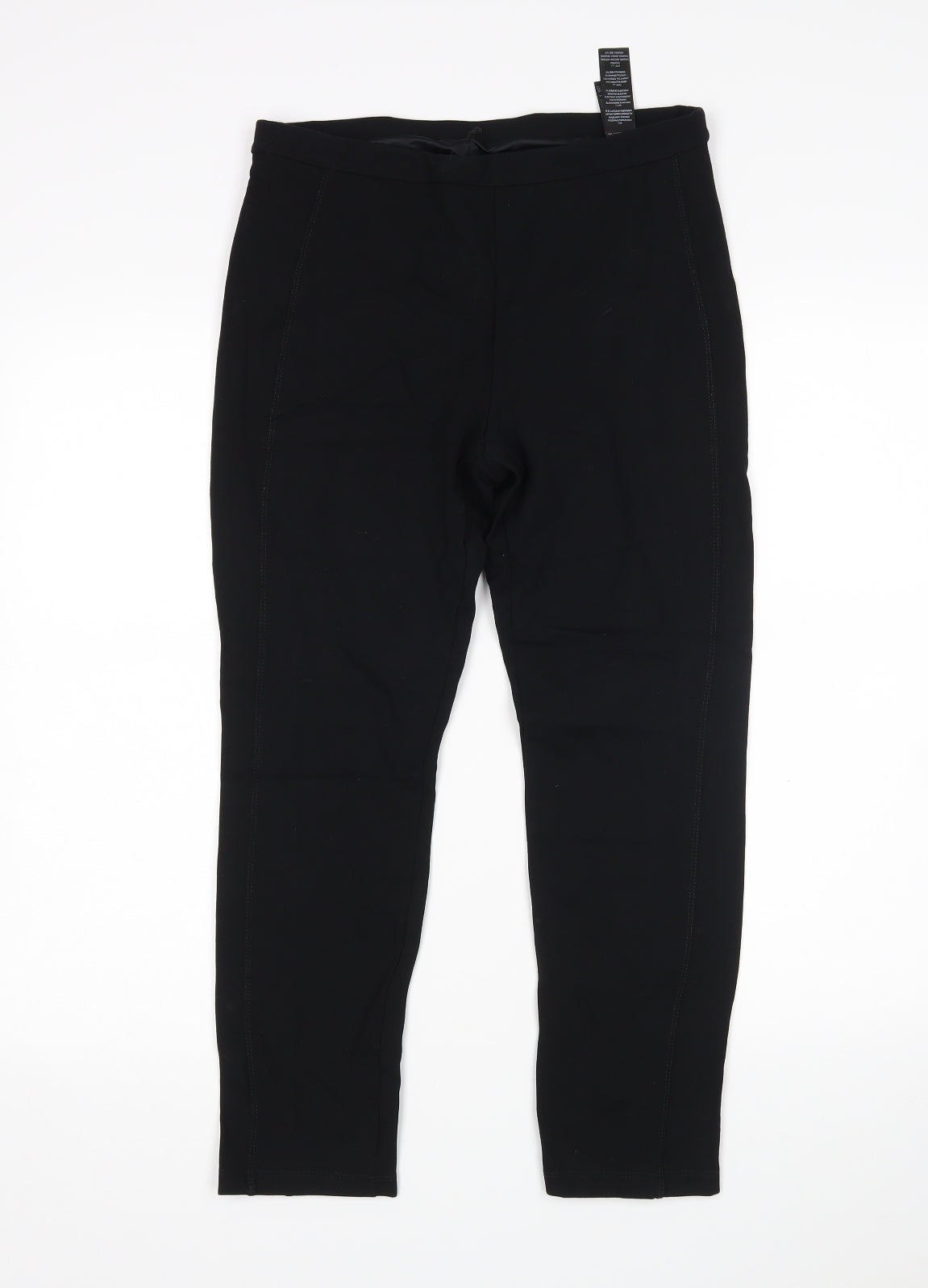 M&S Womens Black   Trousers  Size 12 L25 in - Short
