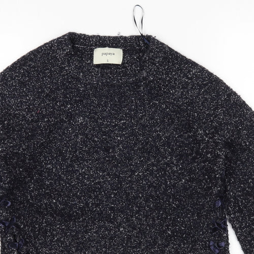 Papaya Womens Blue   Pullover Jumper Size S