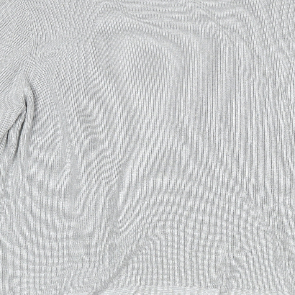 M&S Womens Grey   Cardigan Jumper Size 18