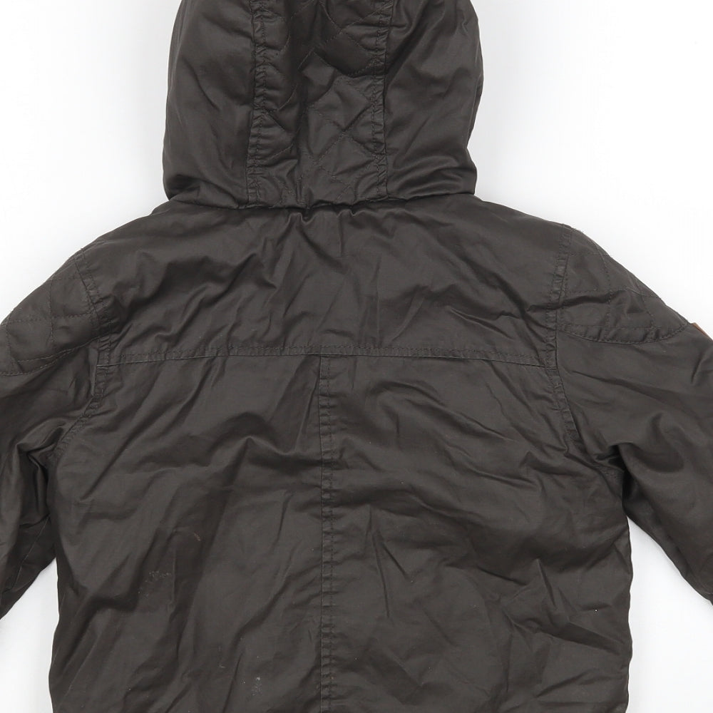 George Boys Brown   Basic Coat Coat Size 3-4 Years