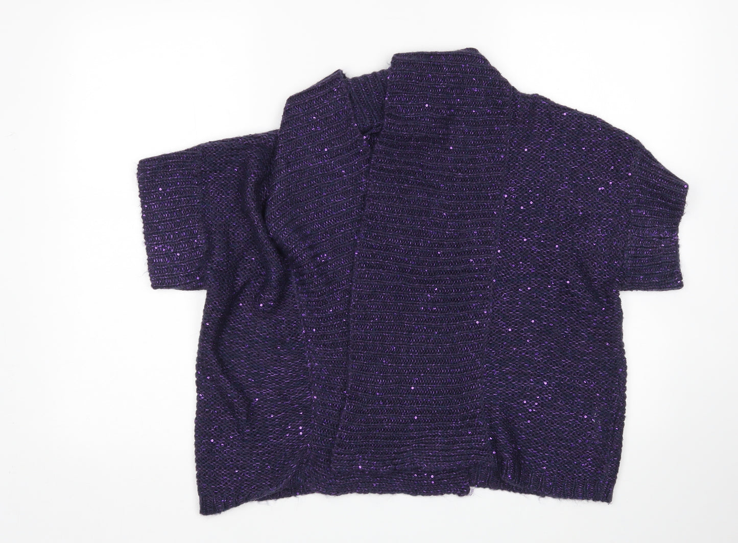 Soon Womens Purple   Cardigan Jumper Size 22