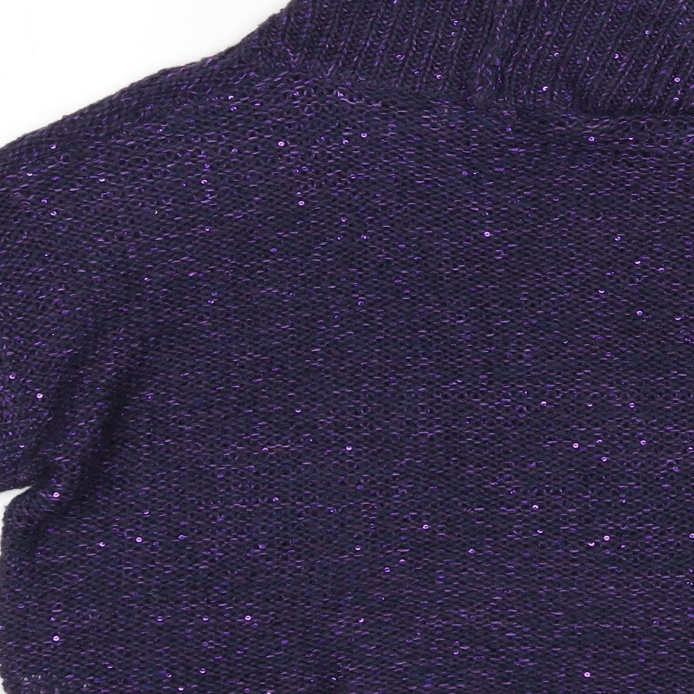 Soon Womens Purple   Cardigan Jumper Size 22