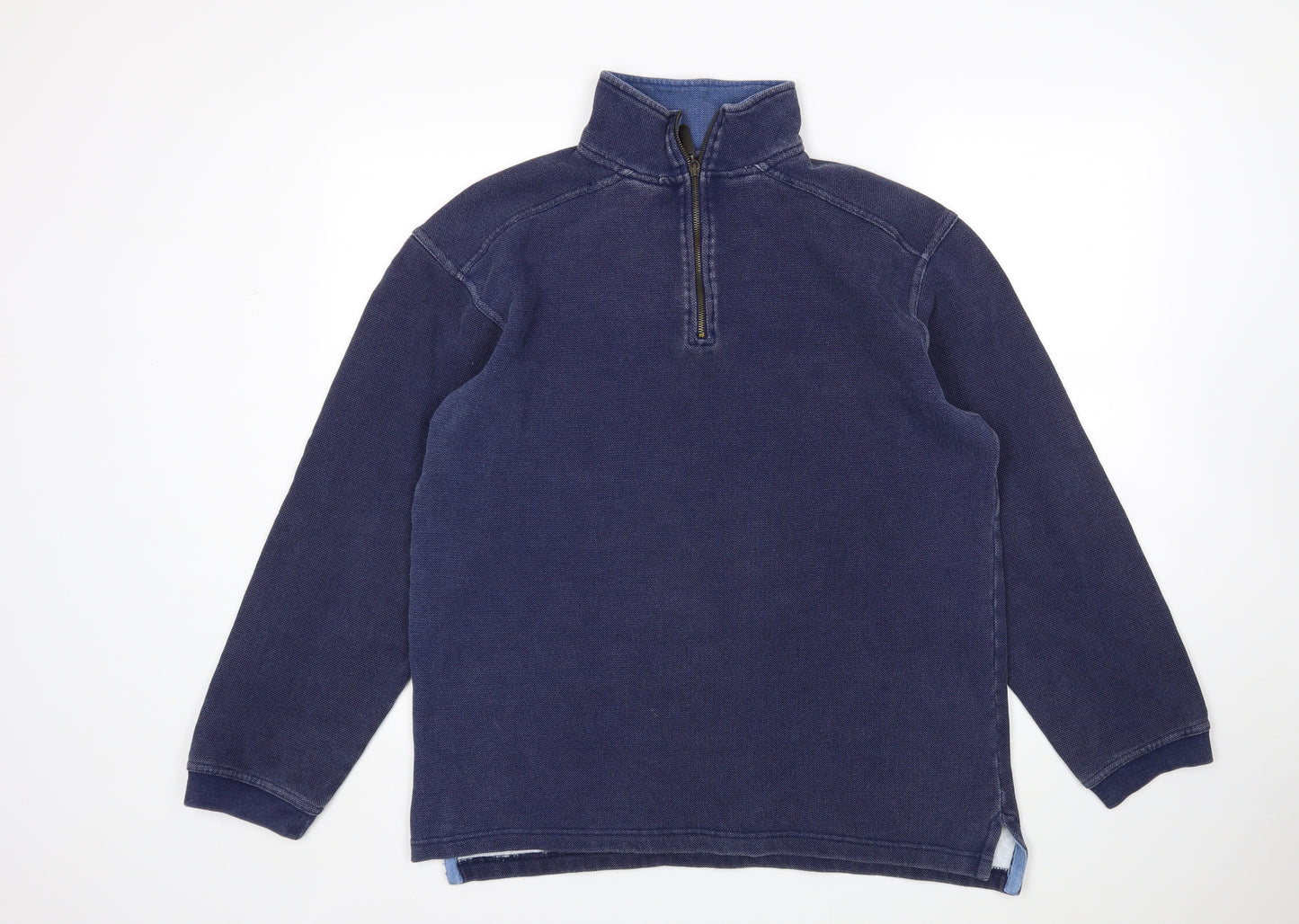 ALS Mens Blue   Pullover Sweatshirt Size S