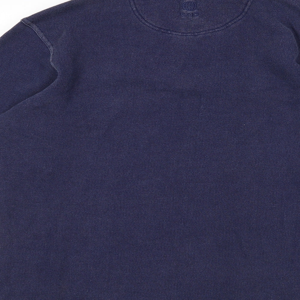 ALS Mens Blue   Pullover Sweatshirt Size S