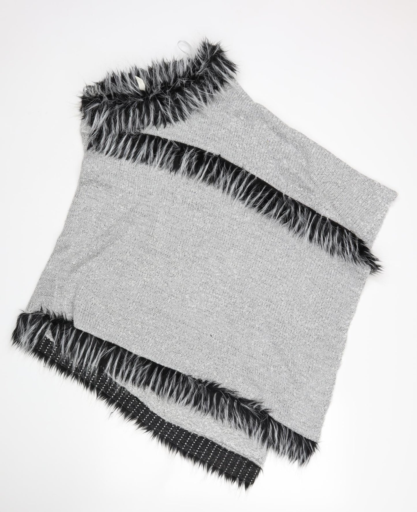 Stella Morgan Womens Grey   Pullover Jumper Size 10  - Poncho