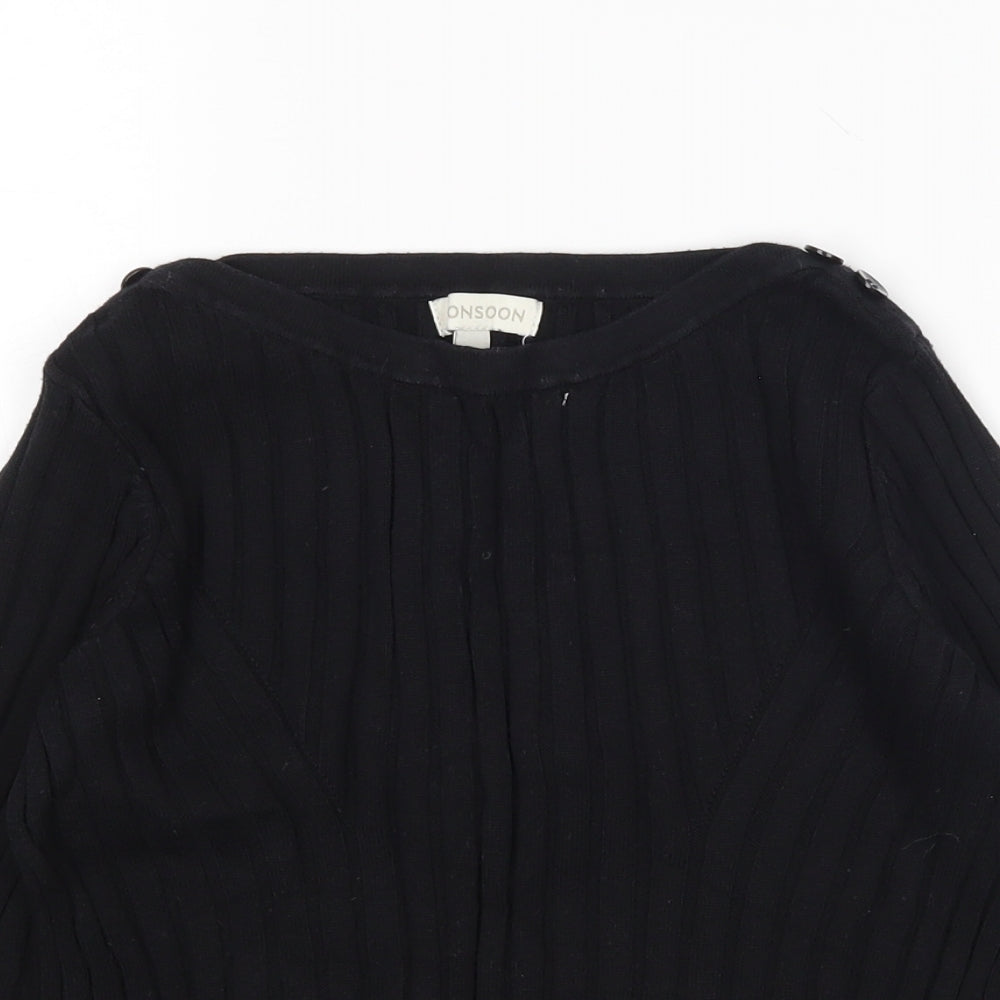 Monsoon Womens Black   Pullover Jumper Size M