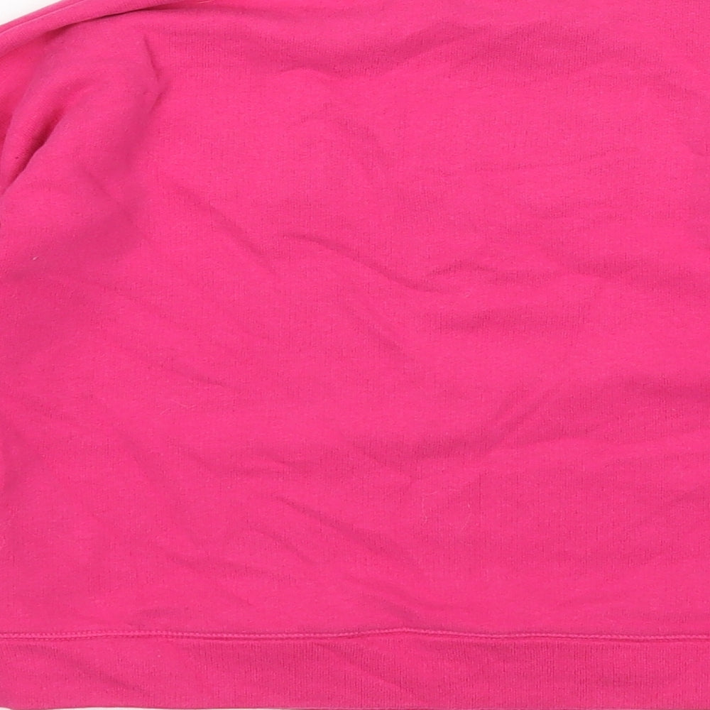 M&S Girls Pink   Pullover Sweatshirt Size 6-7 Years
