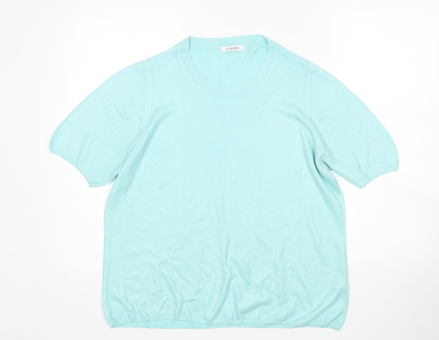 M&S Womens Green   Pullover Jumper Size 16