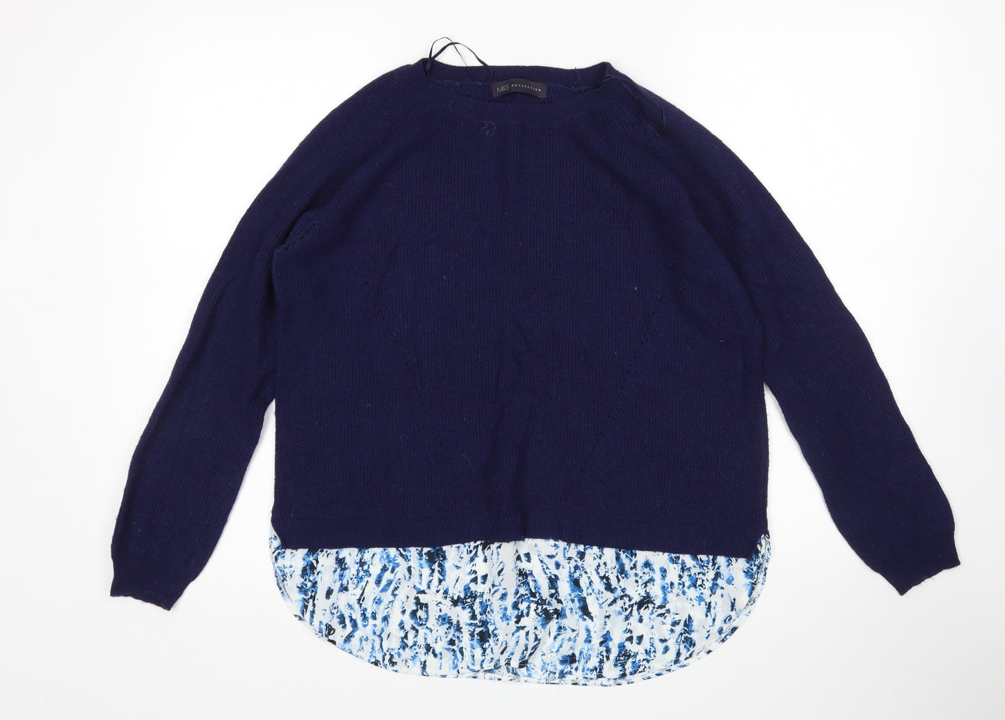 M&S Womens Purple   Pullover Jumper Size 16