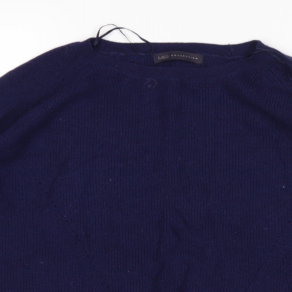 M&S Womens Purple   Pullover Jumper Size 16