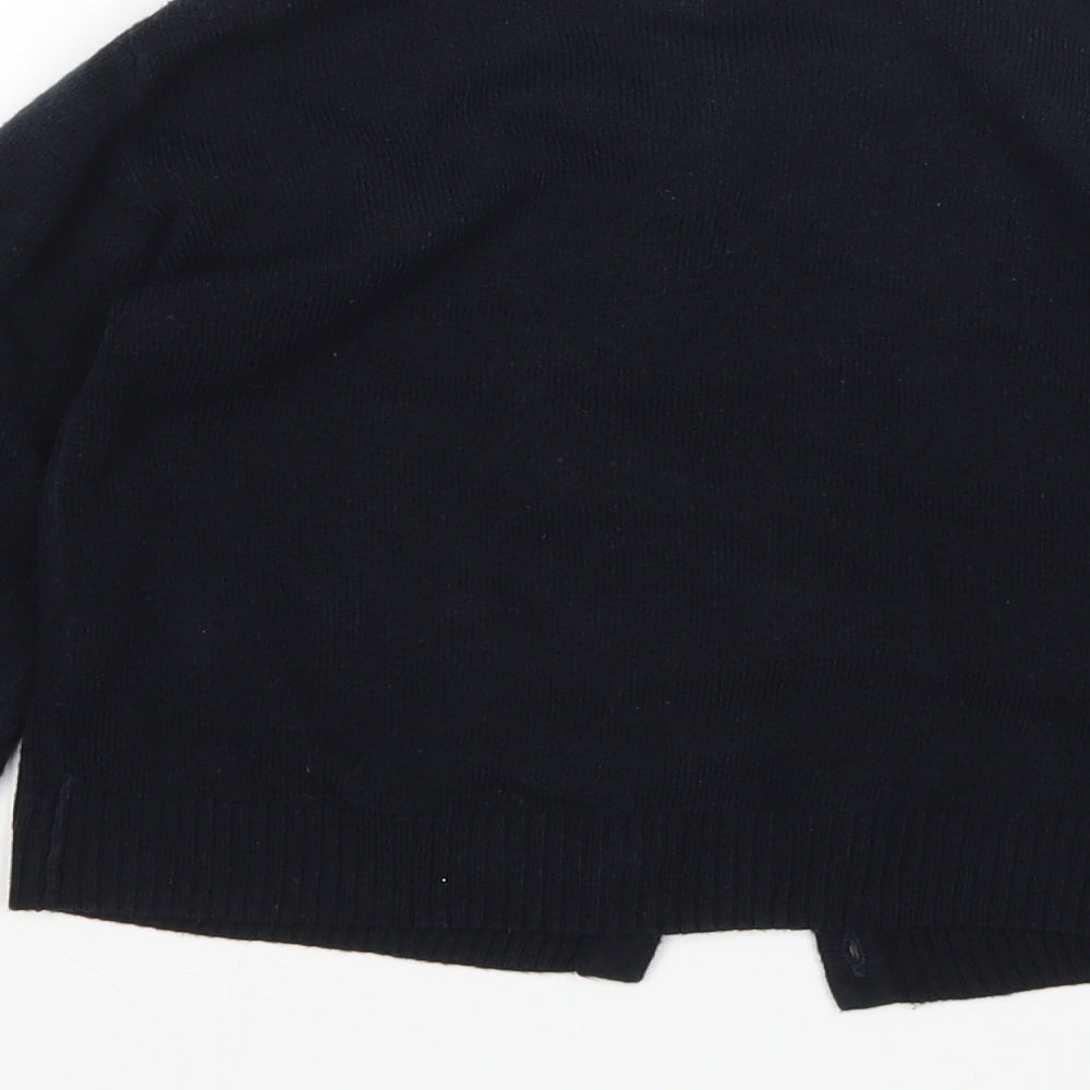 YD Girls Black   Cardigan Jumper Size 6-7 Years