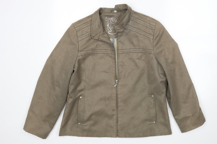 Klass Womens Green Jacket Size 14