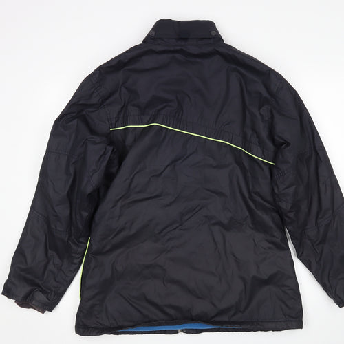 PUMA Womens Black   Rain Coat Coat Size L