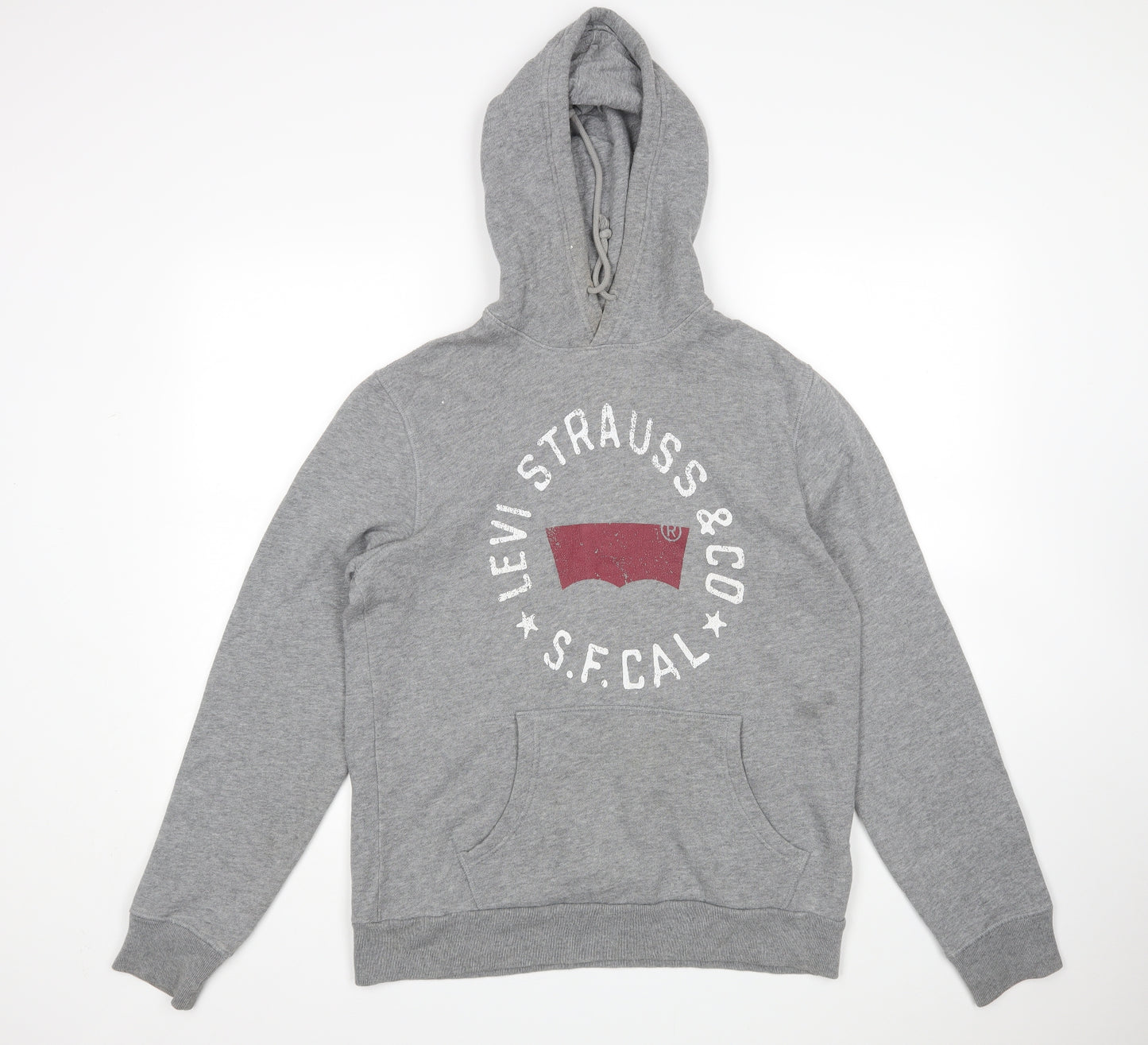 Signature by Levi Strauss & Co. Mens Grey   Pullover Hoodie Size S