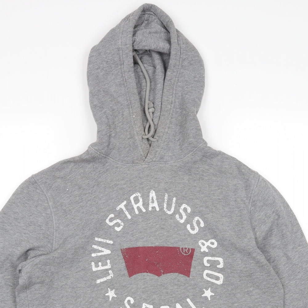 Signature by Levi Strauss & Co. Mens Grey   Pullover Hoodie Size S