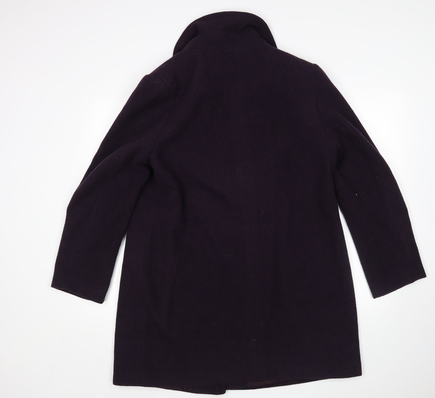 EWM Womens Purple   Overcoat Coat Size 16