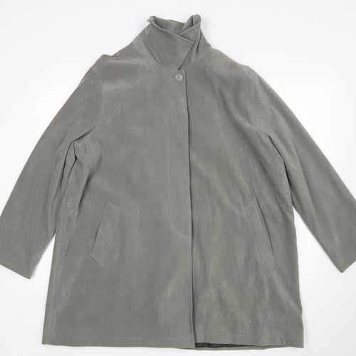 Principles Womens Green   Overcoat Coat Size M