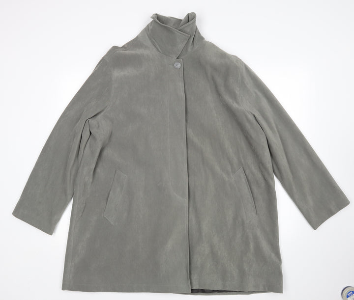 Principles Womens Green   Overcoat Coat Size M