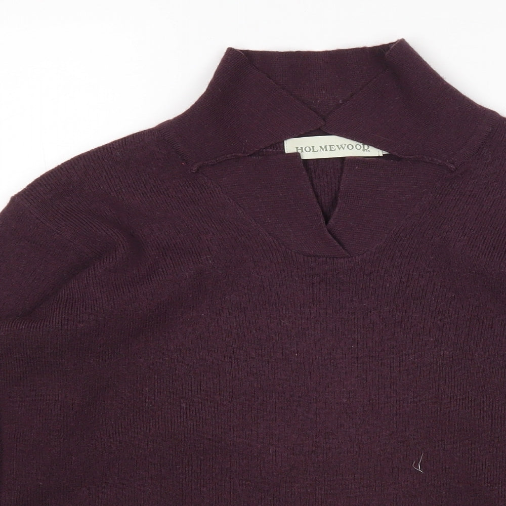 Homewood Womens Purple   Pullover Jumper Size S
