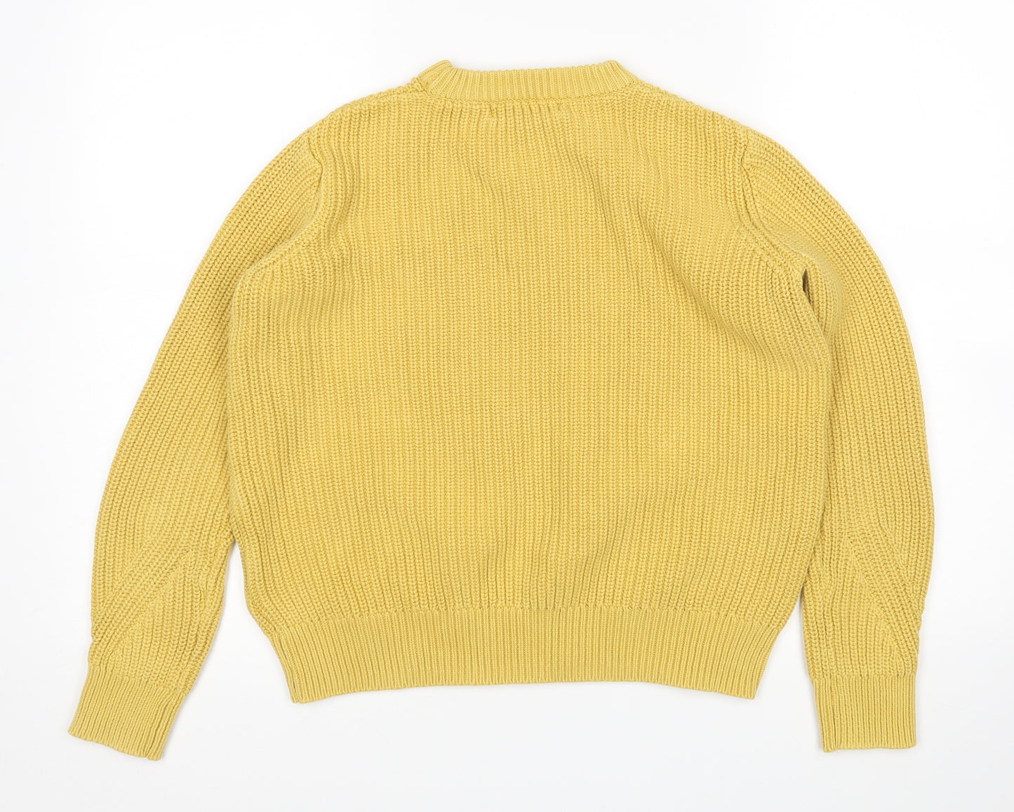 M&S Womens Yellow   Pullover Jumper Size S